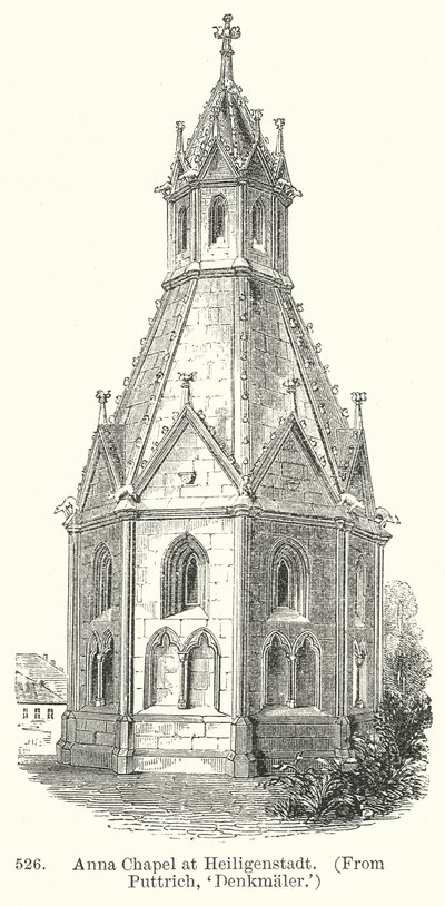 Anna kapell i Heiligenstadt (gravering) av English School