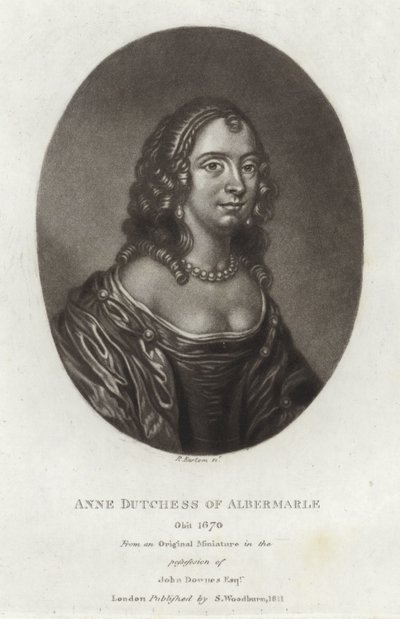 Anne hertuginne av Albemarle av English School