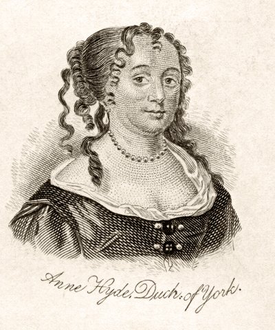 Anne Hyde, hertuginne av York, fra 