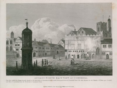 Gammel nordøstutsikt over Cornhill av English School