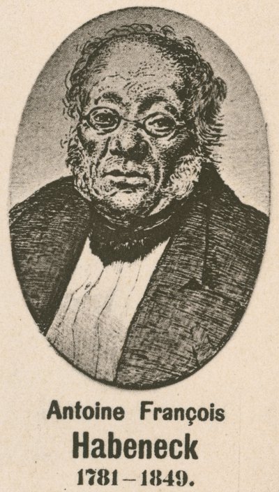 Antoine Francois Habeneck (gravering) av English School