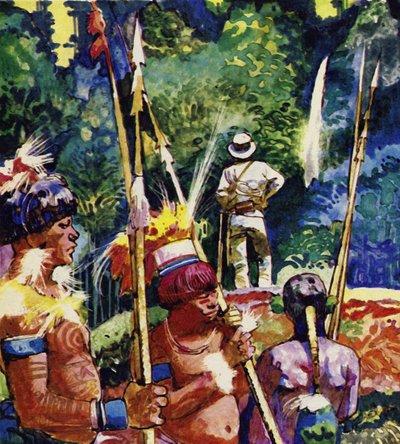 Antonio Raimondi nådde det han trodde var kilden til Amazonas av English School