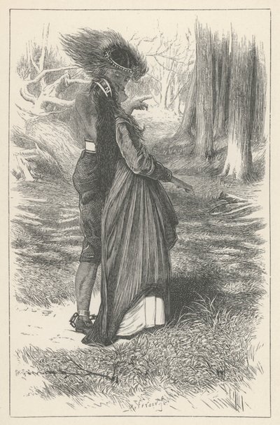 Aphra Behn, Oroonoko og Imoinde (gravering) av English School