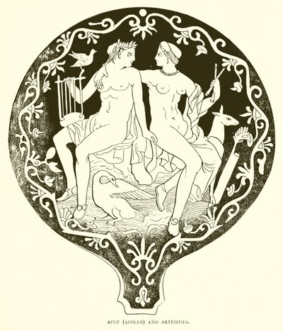 Aplu (Apollo) og Artemisia av English School