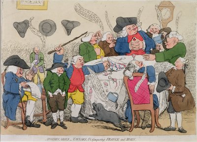 Apoteker, Taylors & Co. som erobrer Frankrike og Spania (håndfarget etsning) av English School