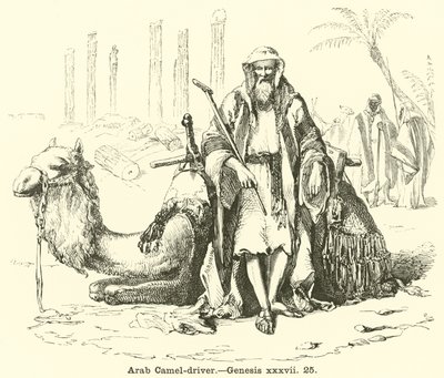 Arabisk kamelfører, Genesis, xxxvii, 25 av English School