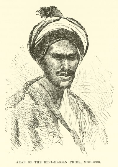 Araber fra Beni-Hassan-stammen, Marokko av English School