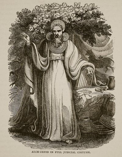 Arch-Druid i full rettsdrakt av English School