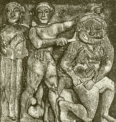 Arkaisk metope fra Selinus av English School