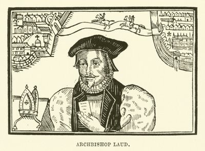 Erkebiskop Laud (gravering) av English School