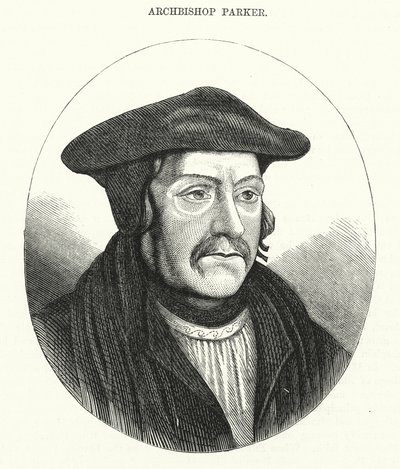 Erkebiskop Parker (gravering) av English School