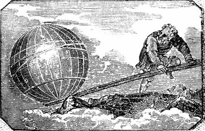 Arkimedes (ca. 287–212 f.Kr.) Tittelside for «The Mechanic#39;s Magazine» London av English School