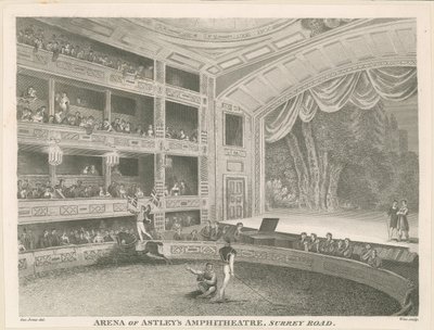 Arena of Astleys Amphitheatre, Surrey Road av English School