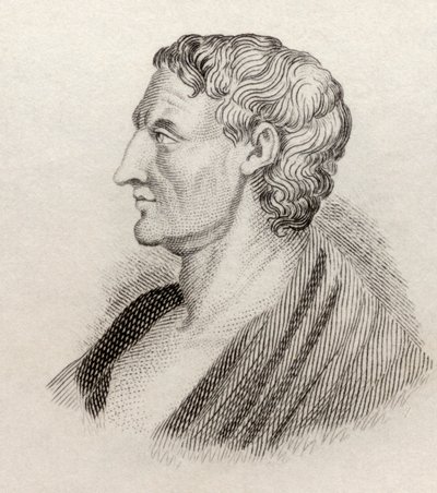 Aristoteles, fra 'Crabbes Historical Dictionary', utgitt i 1825 av English School
