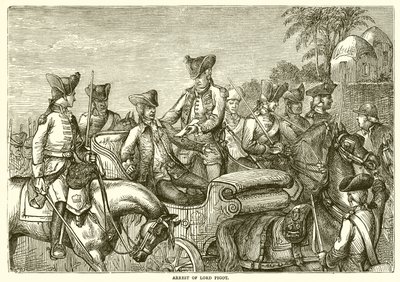 Arrestasjon av Lord Pigot (1776) av English School
