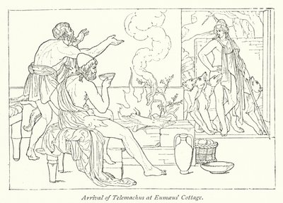 Ankomst av Telemachus til Eumaeus 