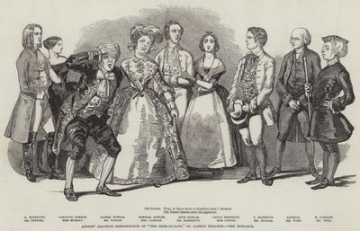 Artisters amatørforestilling av "The Heir-at-Law", St James