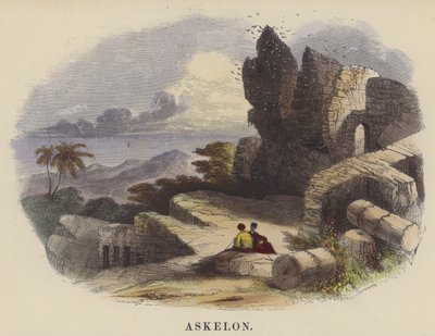 Askelon (farget gravering) av English School