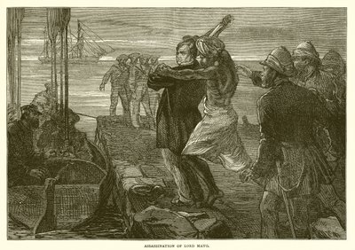 Attentat på Lord Mayo (1872) av English School