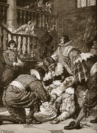 Assassination of the Duke of Buckingham, illustrasjon fra 