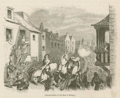 Ermordung des Earl of Moray von English School