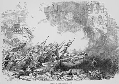 Assault of the Cashmere Gate av English School