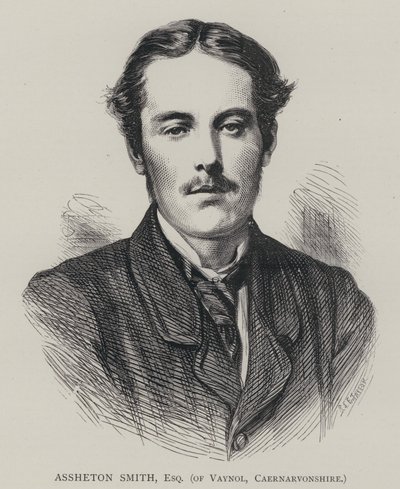Assheton Smith, Esquire, fra Vaynol, Caernarvonshire (gravering) av English School