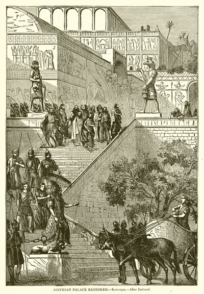 Assyrian Palace restaurert.--Kovunjik av English School