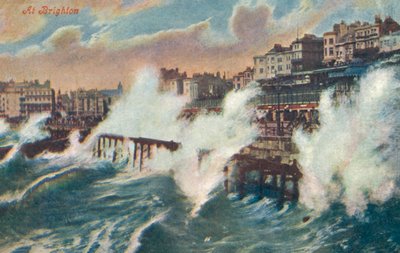 I Brighton (fargelitografi) av English School