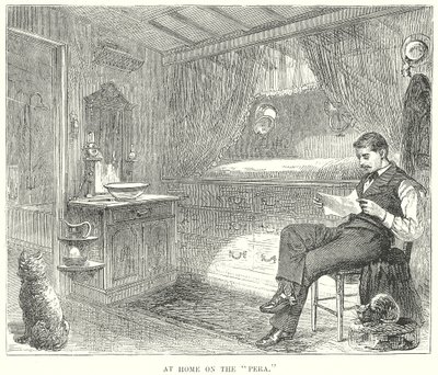 Hjemme på «Pera» (gravering) av English School