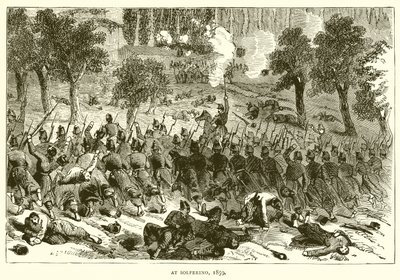 På Solferino, 1859 av English School