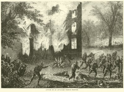 Angrep på en avansert fransk stilling, oktober 1870 av English School