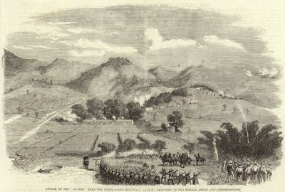 Angrep på Braves nær White Cloud Mountain av English School