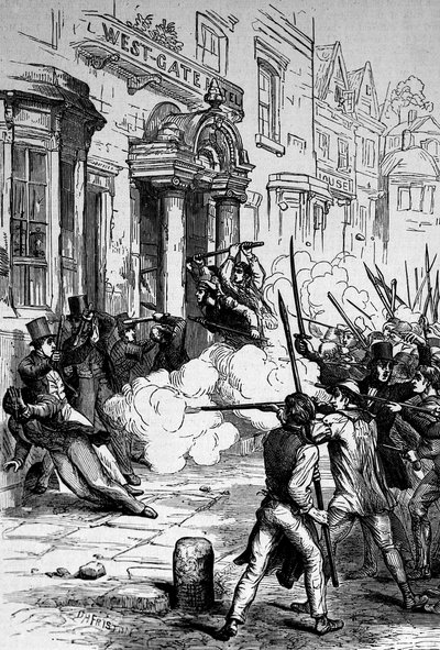 Angrep på Westgate Hotel, Newport 4. november 1839 av English School