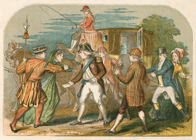 Attentatforsøk på George III av Margaret Nicholson av English School