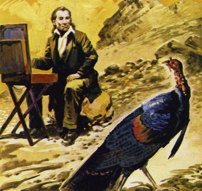 Audubon viet livet sitt til å male fuglene i Amerika av English School