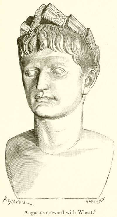 Augustus kronet med hvete av English School