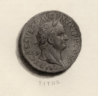 Aureus-mynt, fra Titus Flavius Vespasianus epoke av English School