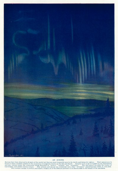 Aurora (farge litho) av English School