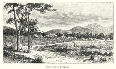 Australia: Coranderrk Station (gravering) av English School