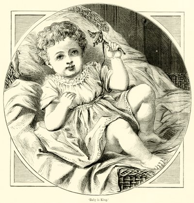 Baby is King (gravering) av English School