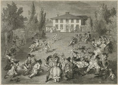 Bagnigge Wells House and Tea Gardens av English School