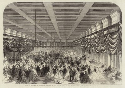 Ball til ære for president Lincoln av English School