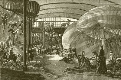 Ballongfabrikk i Paris av English School