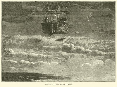 Ballongpost fra Paris, oktober 1870 av English School
