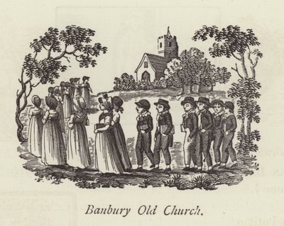 Banbury Old Church (gravering) av English School