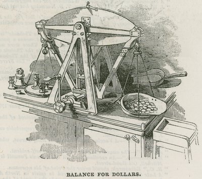 Bank of England, Bullion Office og Gold Weighing Room av English School