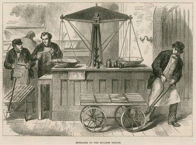 Bank of England, Bullion Office og Gold Weighing Room av English School