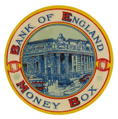 Bank of England, pengeboks av English School