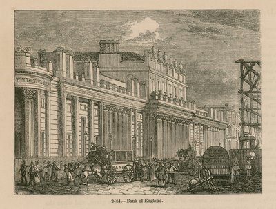 Bank of England, Sir John Soanes South Front, 1823 av English School
